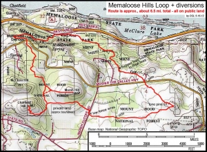 memaloose-hills-loop-map